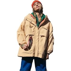Free People Funnel Neck Billie Boxy Insulated Ski Coat Jacket XS / S New $248